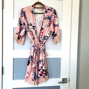 Floral robe